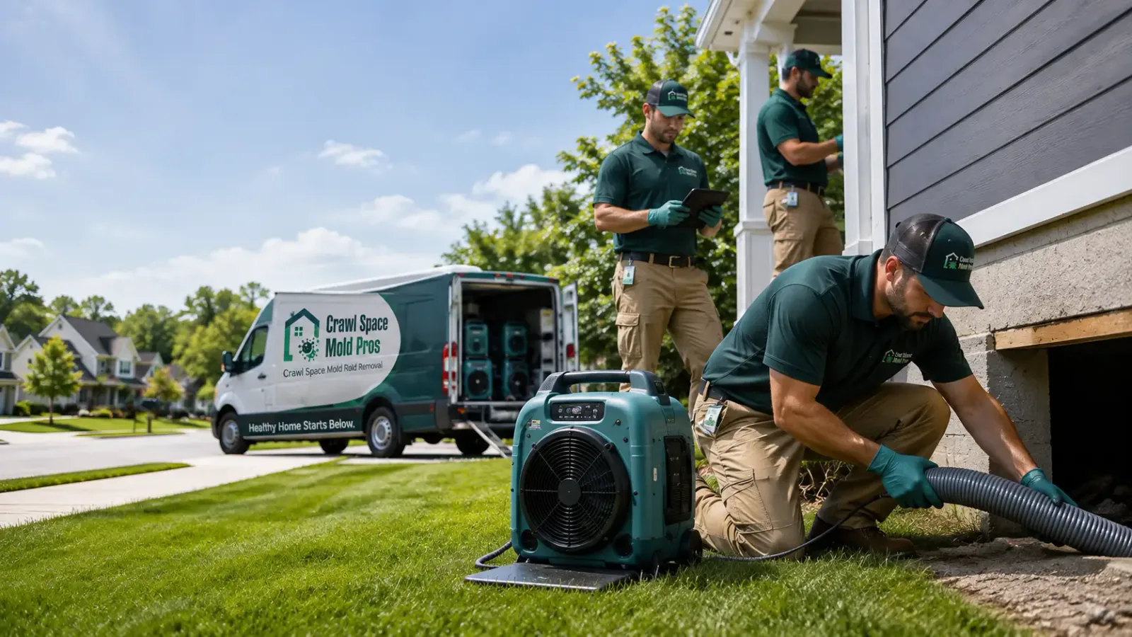 Crawl Space Mold Removal in Luray, VA